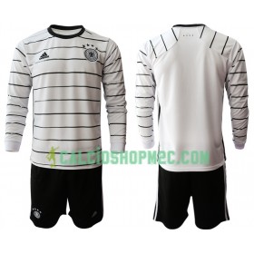 Germania Bambino Maglia Prima Euro 2020 Manica Lunga (+ Pantaloncini)